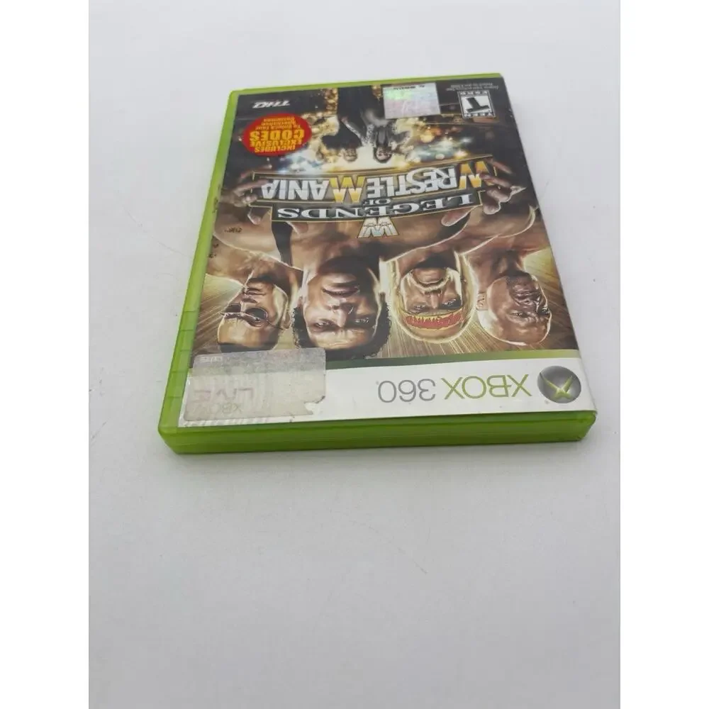 WWE Legends of WrestleMania (Microsoft Xbox 360, 2009) Tested Works VG Condition